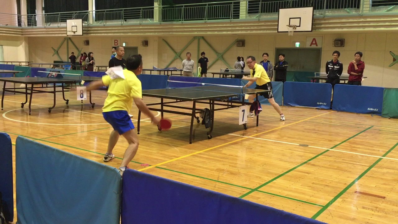 Ｈ28．10／16　境オープン卓球大会ベテランの部　決勝