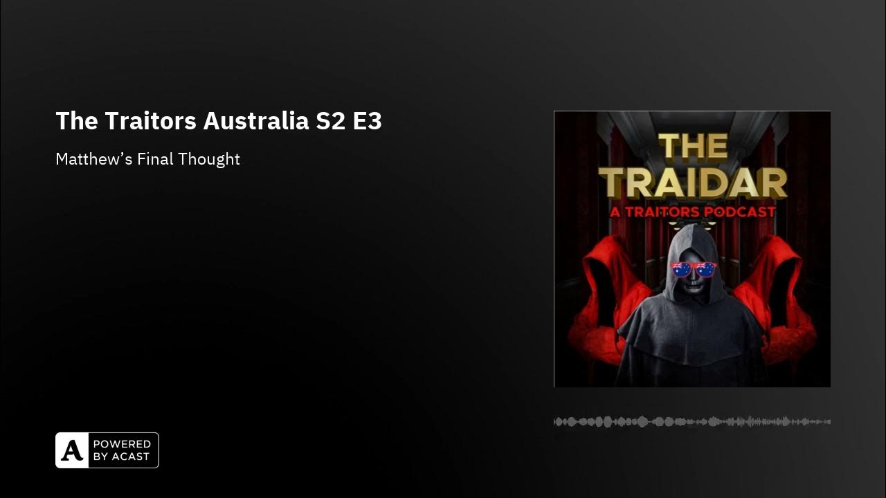 The Traitors Australia S2 E3 YouTube