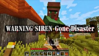 She ignored the WARNING SIREN Horror Stories with Mincraft Gameplay 