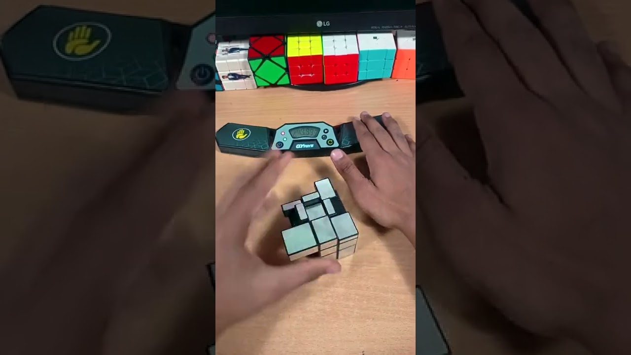 Mirror Cube With 1 Hand (Challenge)