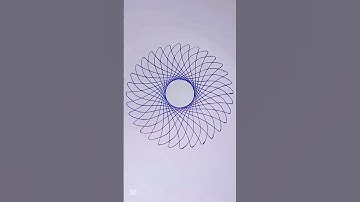 Spirograph design #art #design #spirograph #spiroart #asmr #tutorial #drawing #trending #ytshorts
