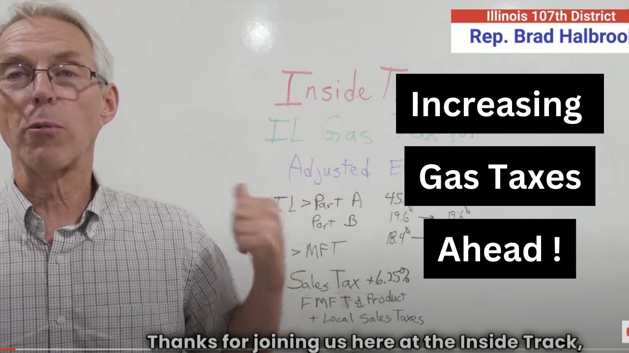 Illinois Gas Tax Increase, watch the "Inside Track video to find out how much & why.