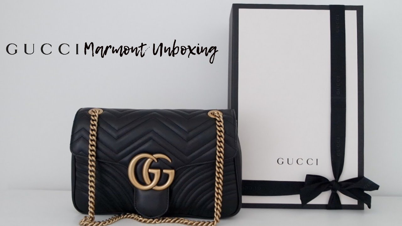GUCCI MARMONT UNBOXING, REVIEW \u0026 FIRST 