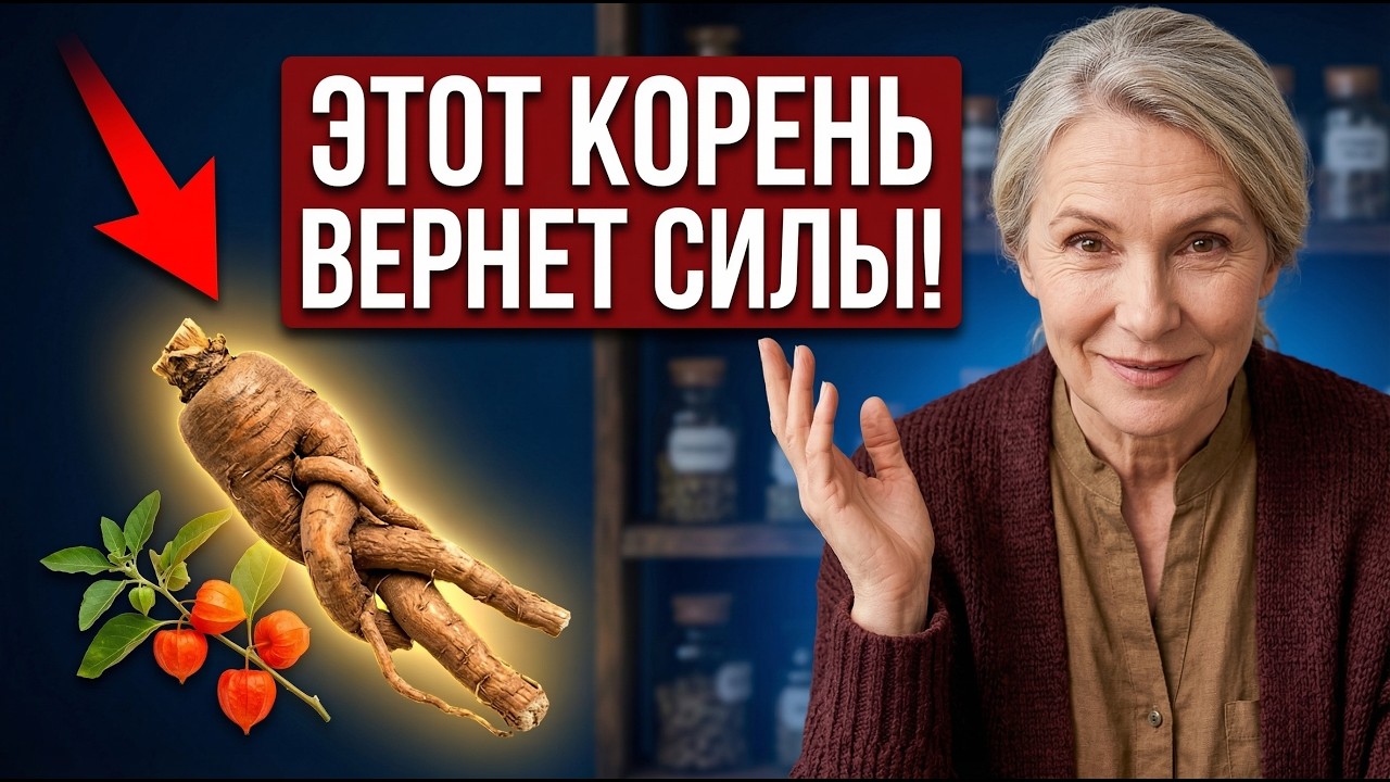 Целых 5000 лет это скрывали: корень Ашваганда лечит стресс, сон и память без таблеток!
