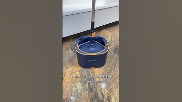 This spin mop and bucket system is awesome!#spinmop #homettler #cleaningtools