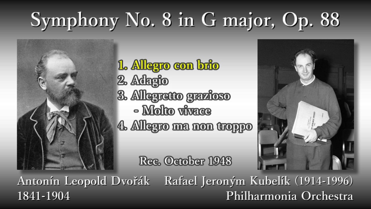 Dvořák: Symphony No. 8, Kubelík & The Phil (1948) ドヴォルザーク