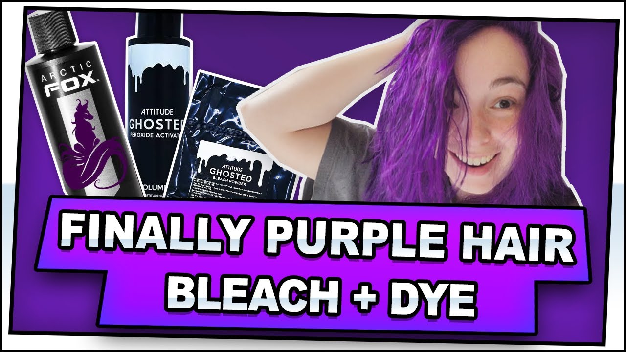 How to Bleach Purple Hair Blonde - wide 8