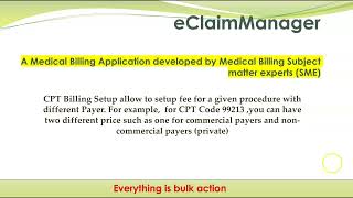 How to setup procedure code fee by payer group