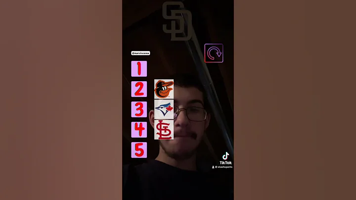 Blind Ranking the Top 5 MLB Teams #shorts #mlb #baseball