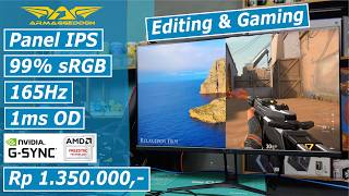 Monitor Recommend di 1 Jutaan!? Armaggeddon XF24HD Super 165 PXP 24G