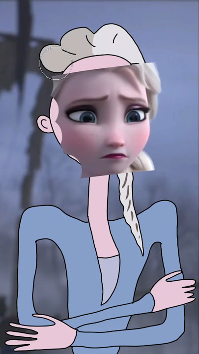 Funny Elsa 🤣😂 #drawingmeme #funny #frozen