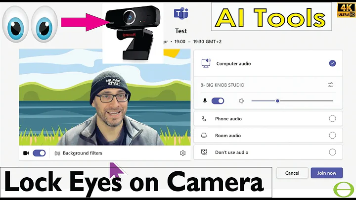 Lock Your Eyes on the Camera: Using Nvidia Broadcast Eye Contact in MSTeams (AI Feature Tutorial)