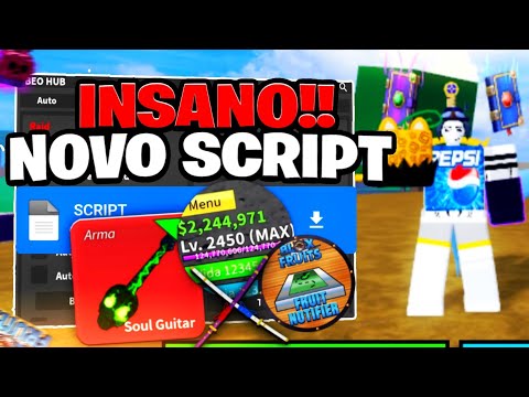 🧼INSANOO! SCRIPT BLOX FRUITS PARA CELULAR NOVAS FUNÇÕES AUTO FARM - (MOBILE e PC)