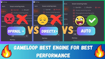 How To Make Pubg gameloop Run Smoothly On A Low-end Pc: Opengl Vs Directx Vs Auto.the Best setting.