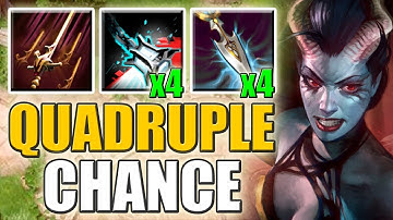 Queen of Bash [Swashbuckle + Greater Bash + Glaives] Quadruple Chance to Bash | Dota 2 Ability Draft