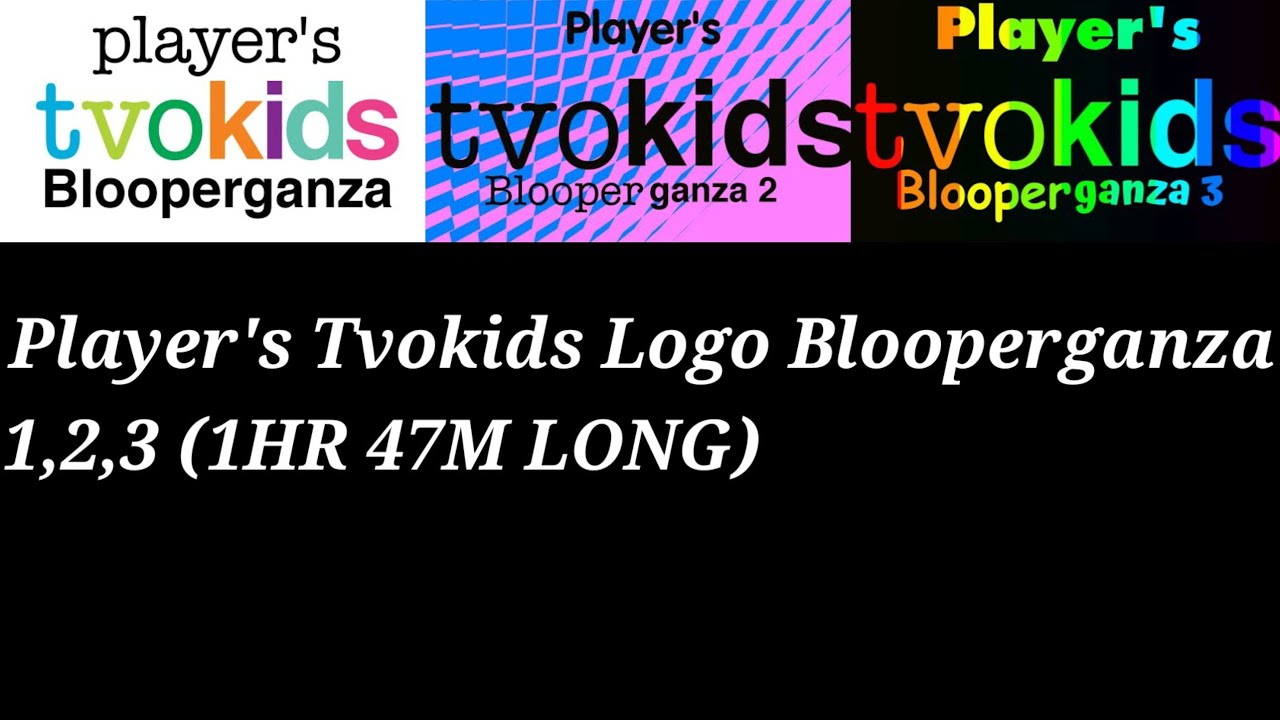Tvokids Ranging Player's Tvokids Logo Blooperganza 1,2,3 - YouTube