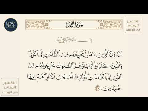 الله ولي الذين آمنوا يخرجهم من الظلمات إلى النور و سورة البقرة ايه رقم 257 ماهر المعيقلي