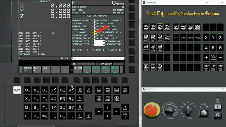 How to takeup All Data Backup in Fanuc Controller & Parameter to enable it[Fanuc Controller]