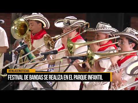 Festival de bandas se realiza en el parque infantil