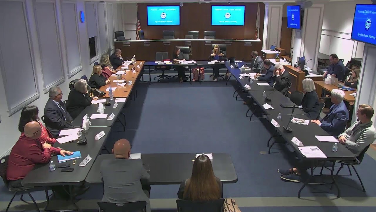 Pomona Unified School District - Special Board meeting 12/15/2025