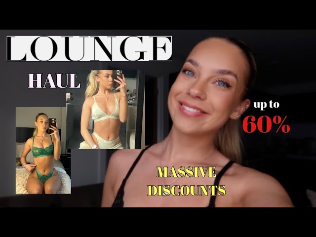 LOUNGE UNDERWEAR TRY ON HAUL  7TH BIRTHDAY SALE *UP TO 60% DISCOUNT* 