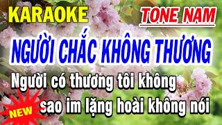 Người Chắc Không Thương Karaoke Tone Nam - ST Băng Nhi