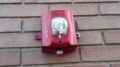 System Sensor Horn Strobe Fire Alarm