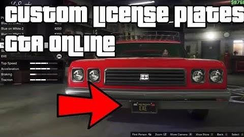 How to Get Custom Plates On Any Car GTA Online Updated Tutorial