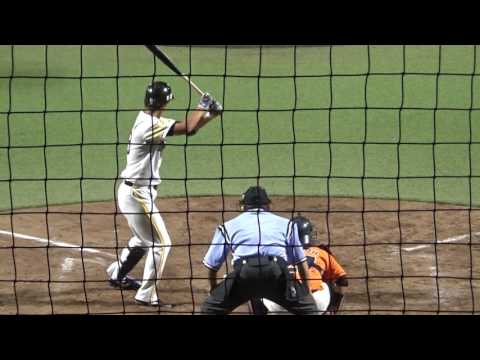 森山孔介くん タイムリー2Bヒット (タマスタ 2017.08.06)