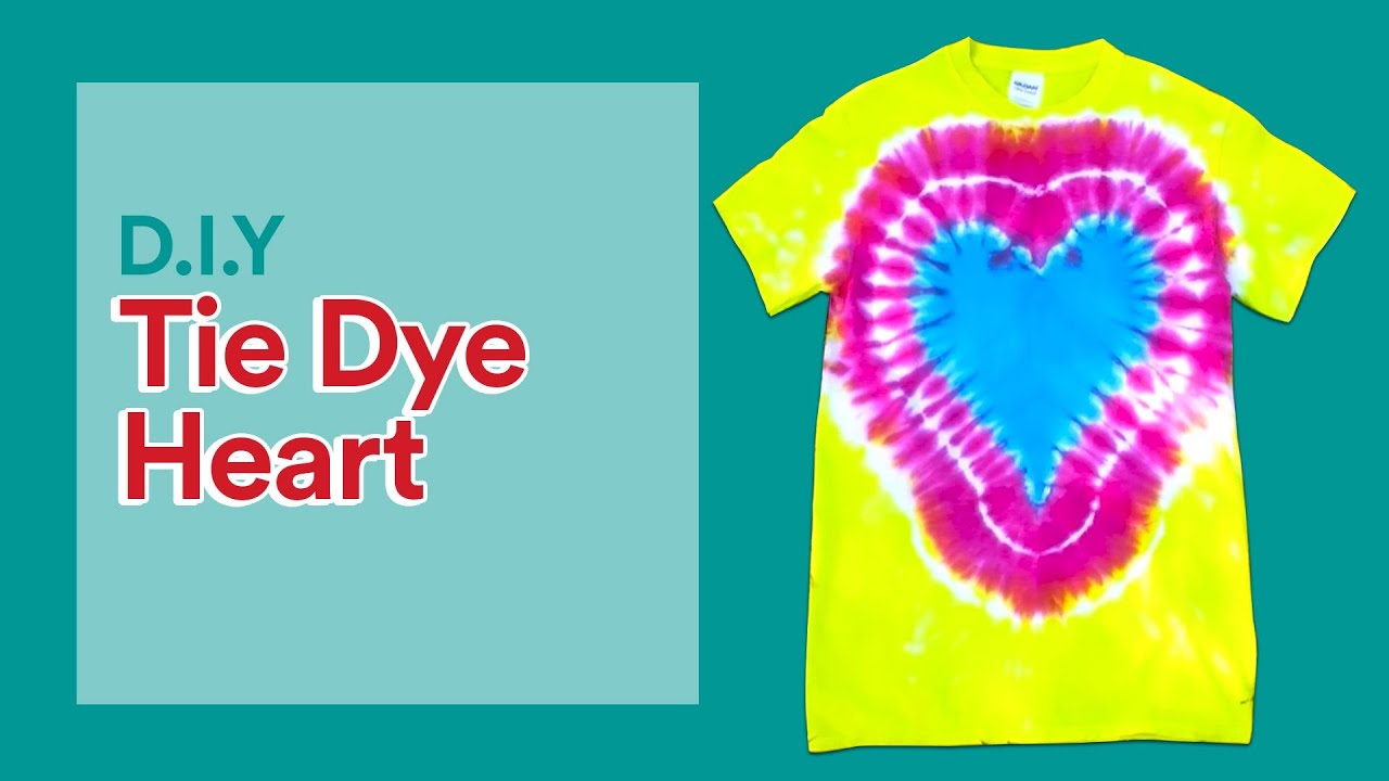 Tie Dye Heart Tutorial | Michaels