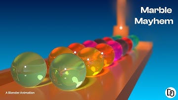 2 Minute Marble Mayhem |  A Blender Animation
