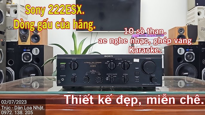2.7.2023 Sony 222ESX. Giá rẻ, phù hợp cho ae nghe nhạc, karaoke ...