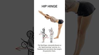 Mastering the Hip Hinge: Your Path to a Healthier Back#posture #exercise #fitness