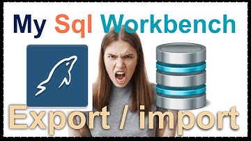 COMO EXPORTAR / IMPORTAR OU CRIAR AQUIVO DE BACKUP NO MySQL Workbench.