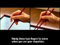 The Answer Book: Guide to mastering the chopsticks within 5 minutes (How to hold chopsticks)
