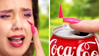 ロングネイルあるある！ショートヘアロングヘアのよくある女子の問題