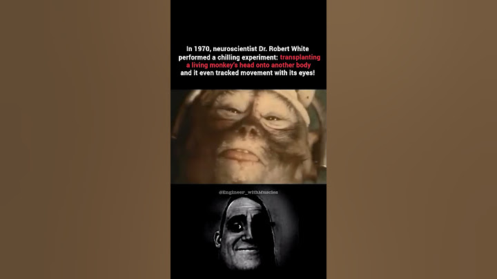 The Shocking Monkey Head Transplant Experiment of 1970 | Real Footage #space #science #facts #shorts