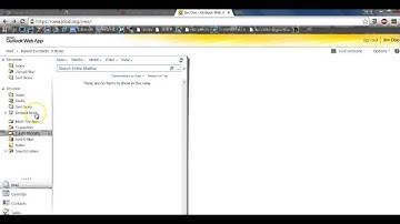 Outlook Web App: Move Folders to Inbox