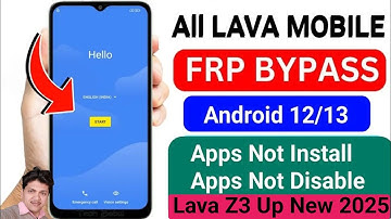 Lava z3 frp bypass without PC 2025 | Google Account Remove  | Lava z3 Android Mobile