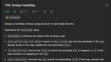 Design HashMap -Leetcode 706 - Python