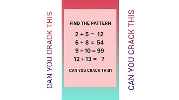 Trending Math Puzzle: Only Sharp Minds Can Find the Pattern