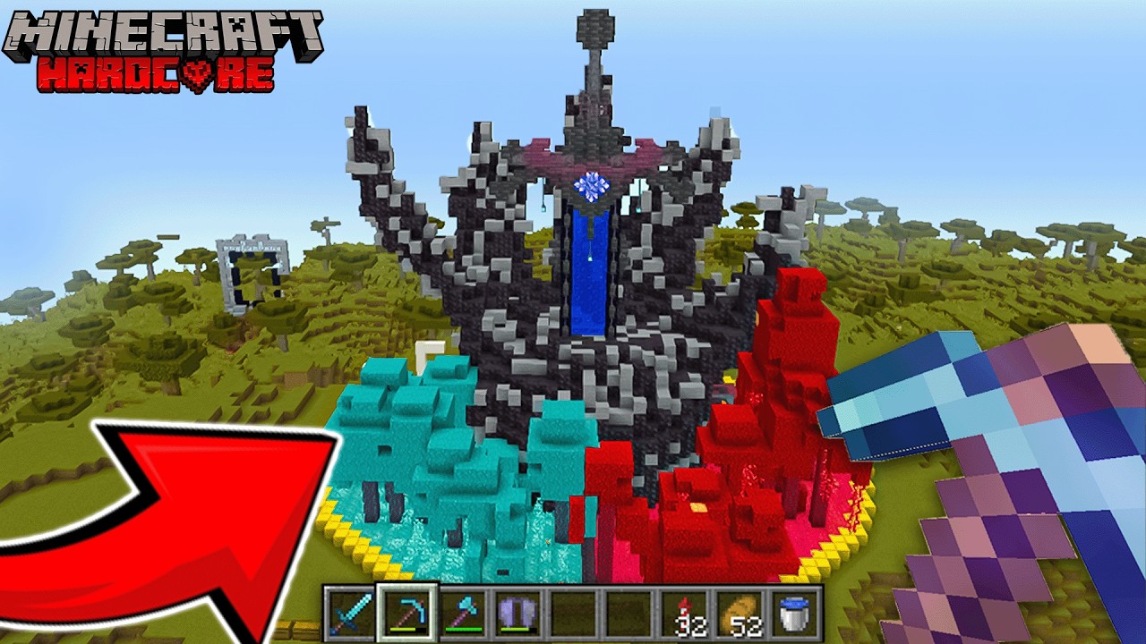 I Transformed a Nether Portal in Survival Minecraft - YouTube