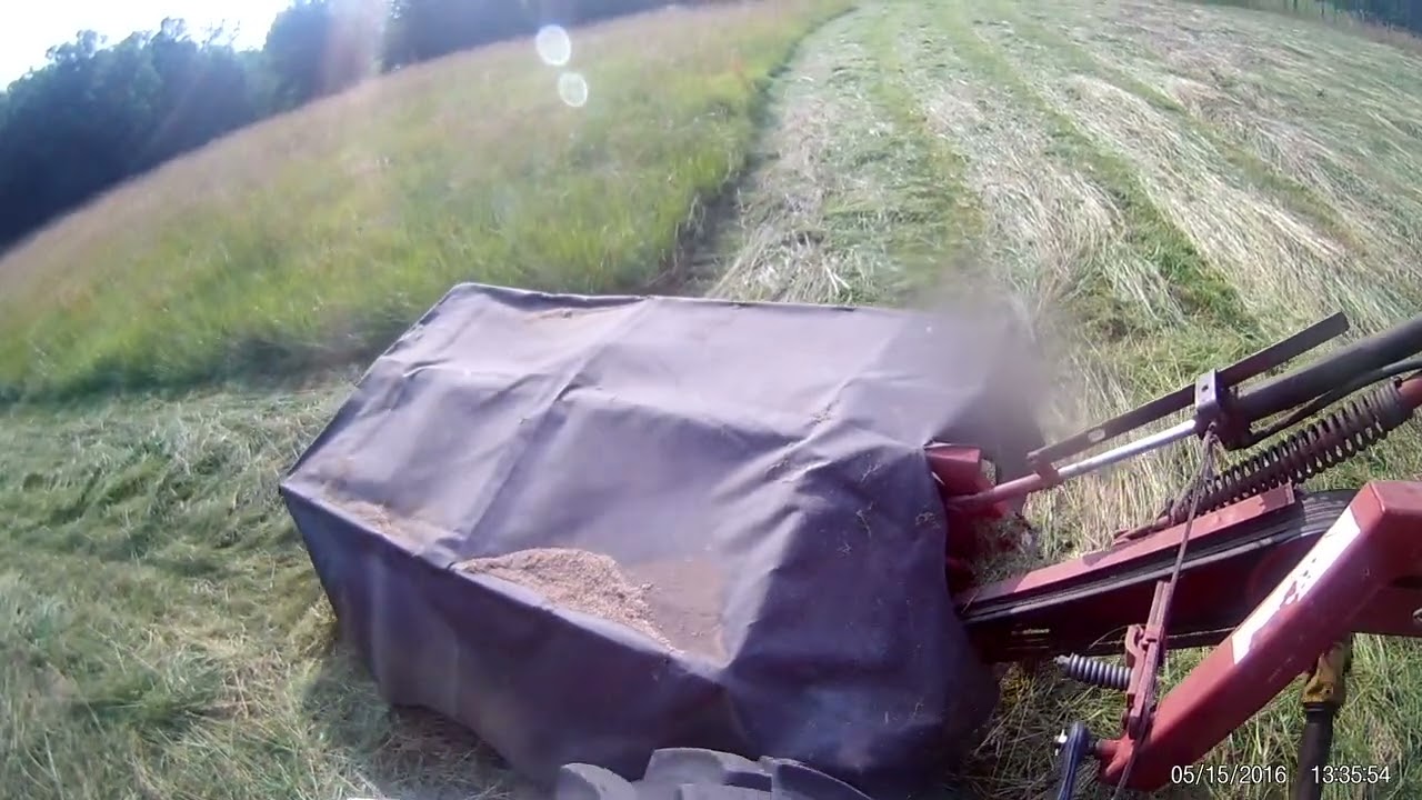Cutting hay in TN