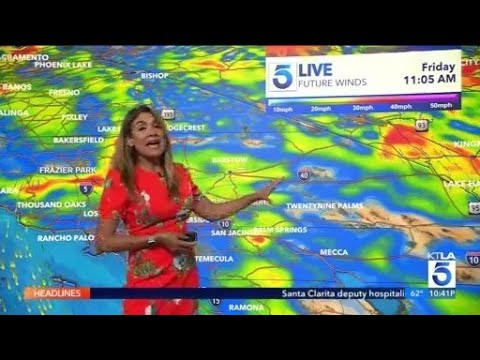 Stronger winds hit SoCal while temps expected to rise next week