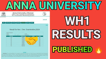 Anna University WH1 Results Published🔥 | Engineering WH1 Result 🥳| WH1🤕 | Withheld | Result | R2021