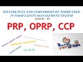 PRP, OPRP and CCP - Differences and comparison of terms used in FSMS - Episode 01