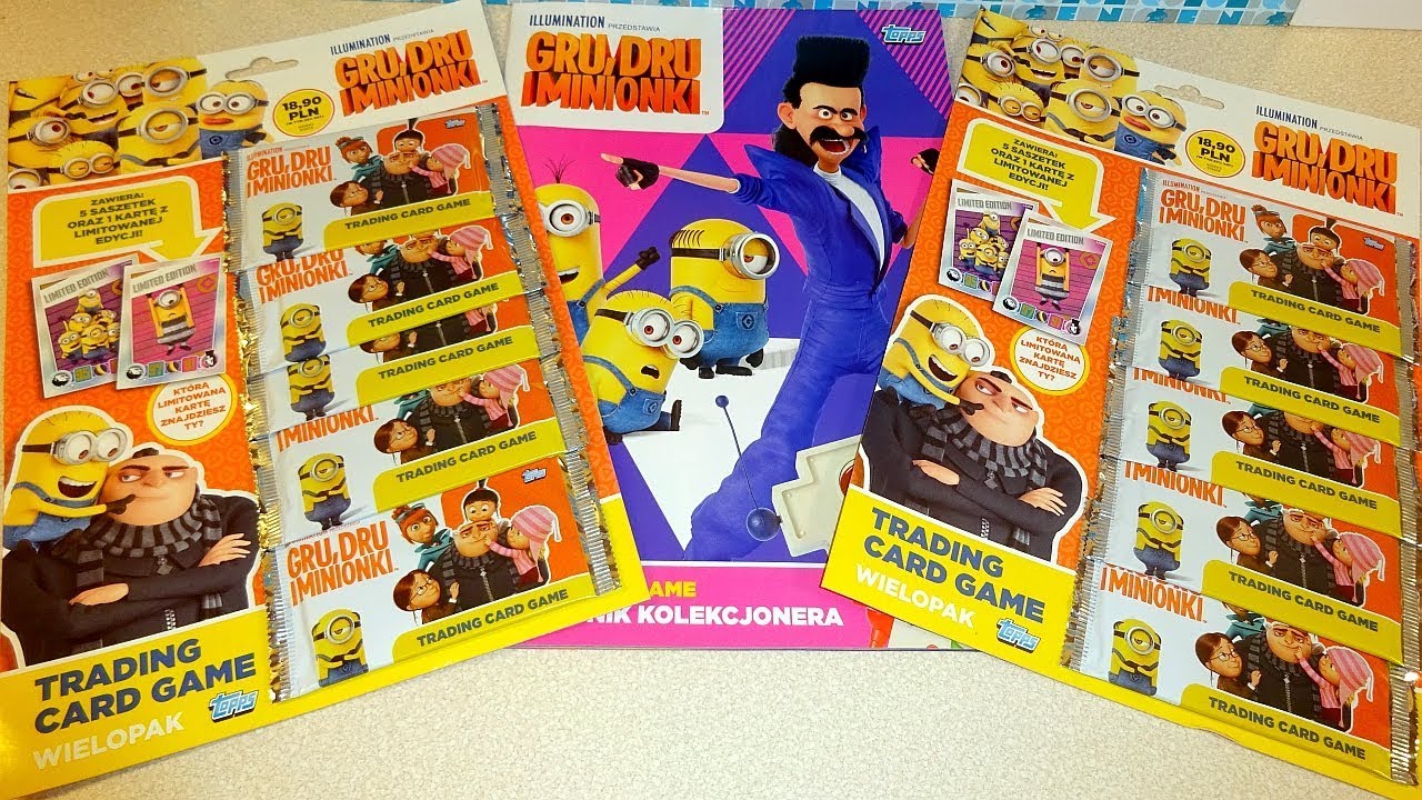 STARTER PACK TRADING CARD GAME LES MINIONS Edition Fr TOPPS