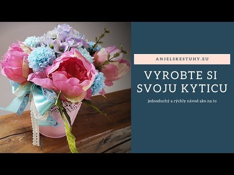 Video: Ako Urobiť Aranžmán Z Umelých Kvetov