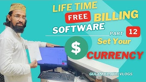 Set Currency Symbol Life Time Free Billing Invoice Software 12 | Free Billing Aronium Software