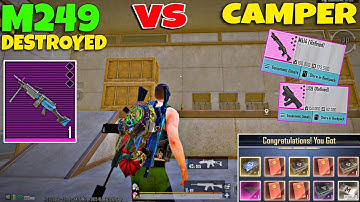 M249 disappointed me in Artic Base🥶| PUBG METRO ROYALE 